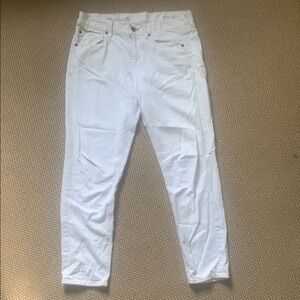 Madewell White Boy Jean